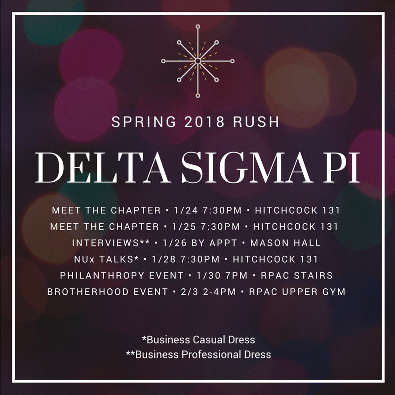 OSUDSP's tweet image. Happy Nu Year OSU!! Mark your calendars for our recruitment events and come say hey!