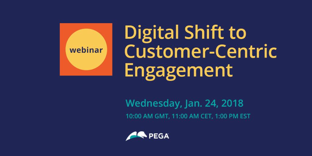 pega's tweet image. Join @BlakeMichelleM and Pega’s Mike Asebrook as they share how leading organizations are undergoing a massive digital shift from omni-channel to #AI-enabled #customerengagement. bit.ly/2qYj60p
