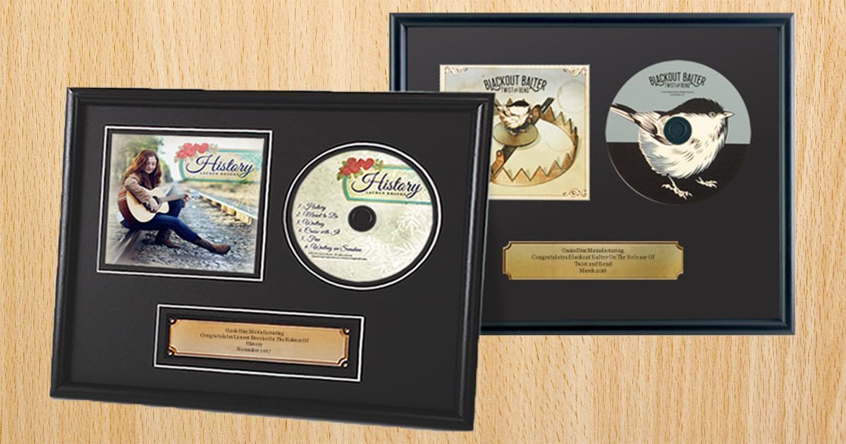 Show off your record release with a commemorative plaque - just $39. Let's celebrate!  bit.ly/2Dkgr66 #indieartists