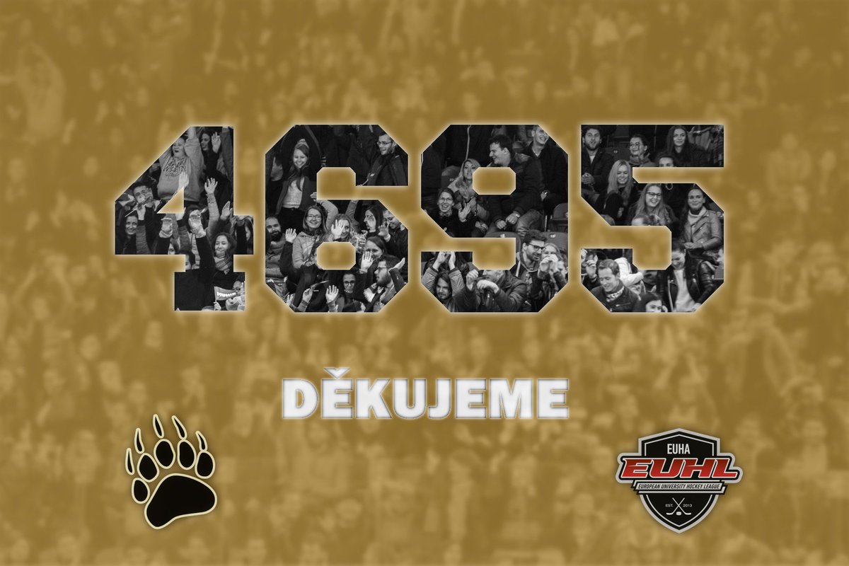 hcmuni's tweet photo. V základní části @EUHLhockey navštívilo naše zápasy takřka 5 000 diváků! Děkujeme za podporu a věříme, že nás příjdete podpořit i na nadstavbovou část. #brum https://t.co/MwfLqCSYnk