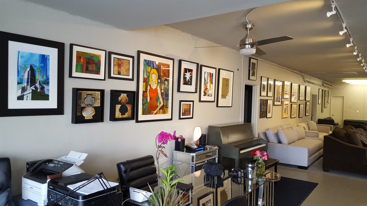 Spent the weekend hanging #artwork for our #artgallery of local #artists curated by the #SanFernandoValley Arts &amp; Cultural Center - Stay tuned for #art receptions coming to our #WoodlandHills store in February!
