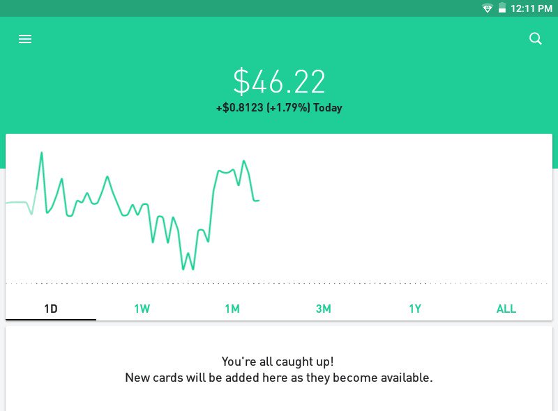 SingleDaddyRule's tweet photo. Join Robinhood 
https://t.co/6r3koqO3Mf
Free trades. Free share of popular stock just for joining.
I only invested $5 and this is where I'm at now in 1 week!!! https://t.co/VeYkYidxER