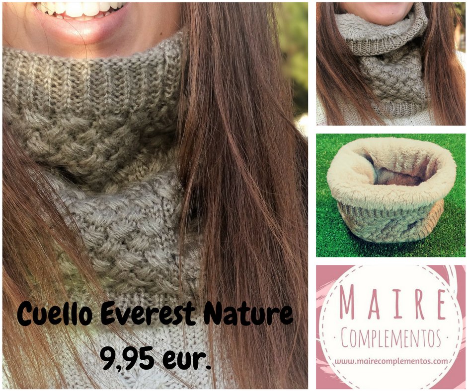 Maire_ModaMujer's tweet photo. Cuello Everest Nature será uno de tus imprescindibles en los días de invierno.El tejido es muy suave y el forro interior es de borreguito también en color beige.
Además de estar abrigada, te sentirás monísima.
https://t.co/TKmCnddhDa https://t.co/d8JUaVpMj7