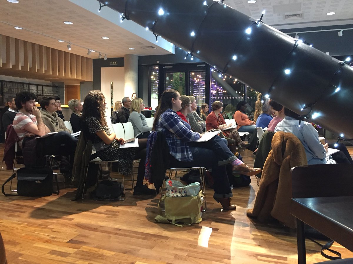 TheBeginning00's tweet photo. @foxcreativeart keeping the audience engaged down @HOME_mcr #push2018 https://t.co/VnumK9oMXf