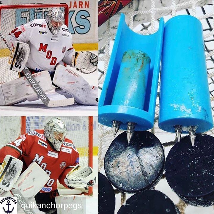 GoaliePro's tweet photo. From @quikanchorpegs - Euro Guardian #Anchorpegs off to @modo_hockey 🇸🇪 from our European distributor @goalieprocom Welcome to the #nonetmovement #AnchordownEurope - #regrann https://t.co/eUoVE58NTA