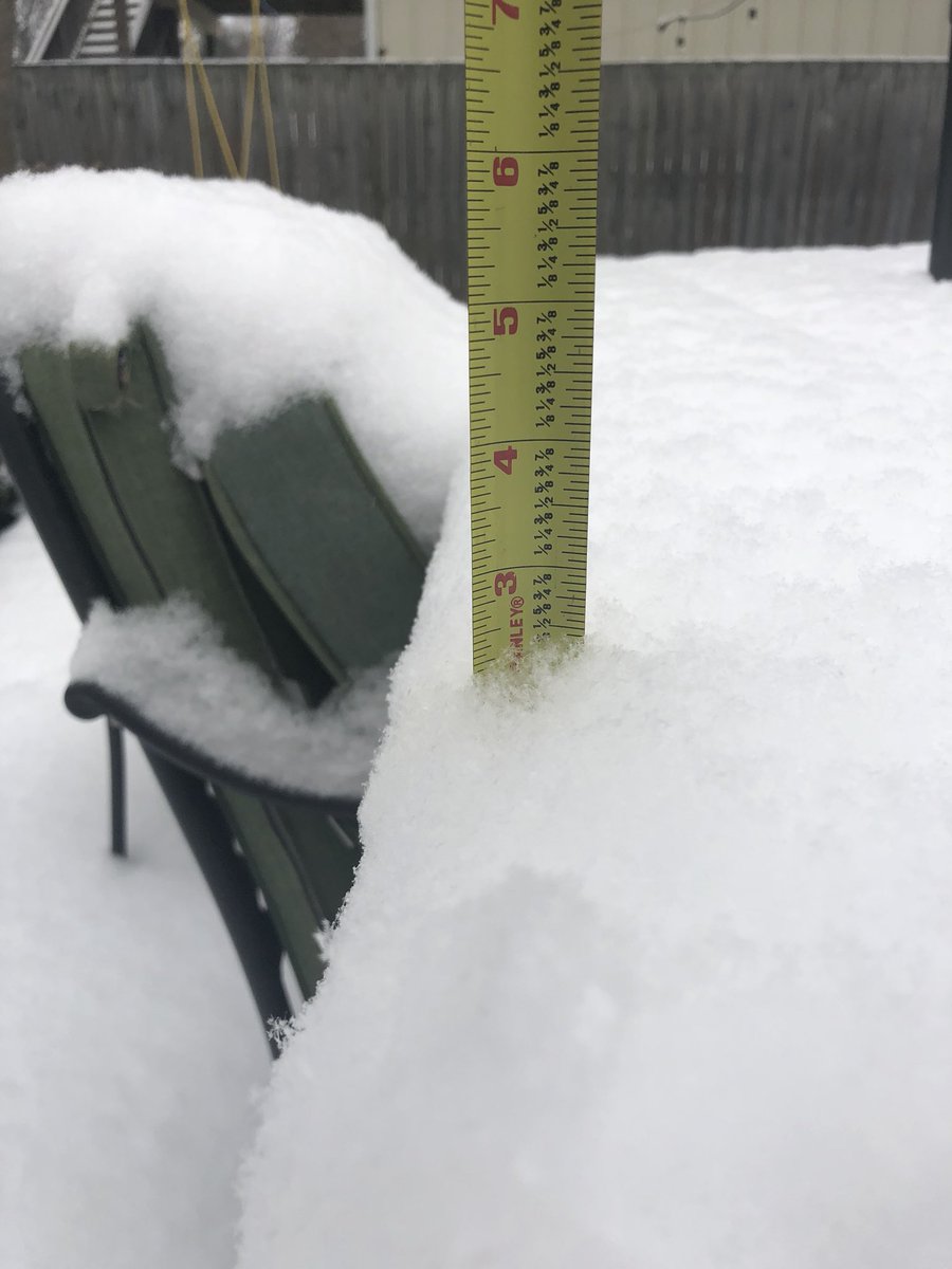 MrsMicahSmith's tweet photo. @NashSevereWx @NWSNashville Looks like around 2.5” on Battle Ave in Downtown Franklin! #tspotter https://t.co/jkT0k2xQ1p