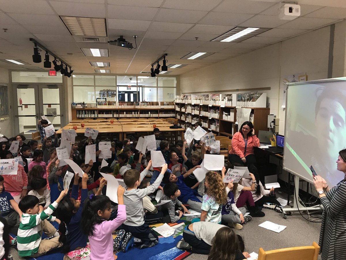 Thank you <a href="/jesseruben/">Jesse Ruben</a> and <a href="/TheWeCanProj/">The We Can Project</a>  for inspiring our first graders to be their best! #nle18