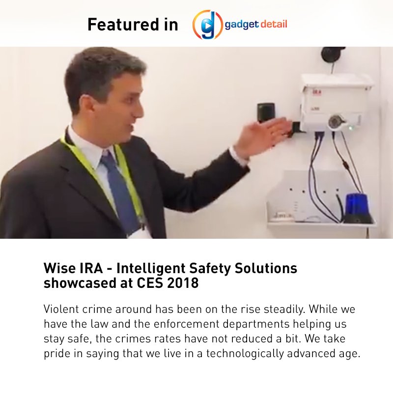 IRAMYPROTECTOR's tweet photo. Giridhar at The Gadget Detail covered Wise IRA CES 2018 Launch. Click here to read the blog &amp; know more about how IRA is different from other safety solutions: https://t.co/5l0TDQvE4g

#IRAMypersonalprotector
#IRAIntelligentResponsiveApplication #WiseSystechpresentsIRA #IRAlaunch https://t.co/hGWKwljKev