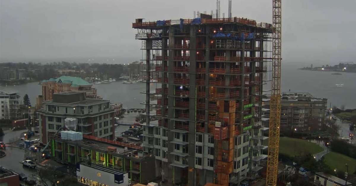 axiombuilders's tweet photo. Tower level 15 structure is in progress and amenity finishes are underway up to level 4 at Encore in Victoria! @BosaProperties https://t.co/SPuj3gtkmv
