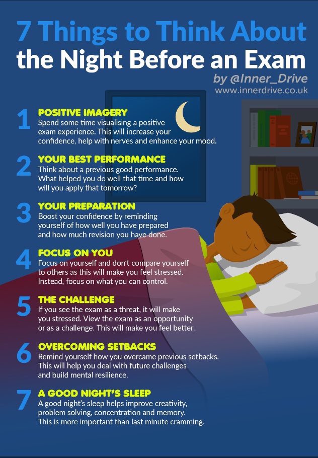 For all of our senior pupils who are undertaking their prelims. A few simple strategies to help you to maximise your potential. Don’t forget a good healthy breakfast! 🥣#wearewoodmill #learnrespectsucceed @FifeEduTeam
