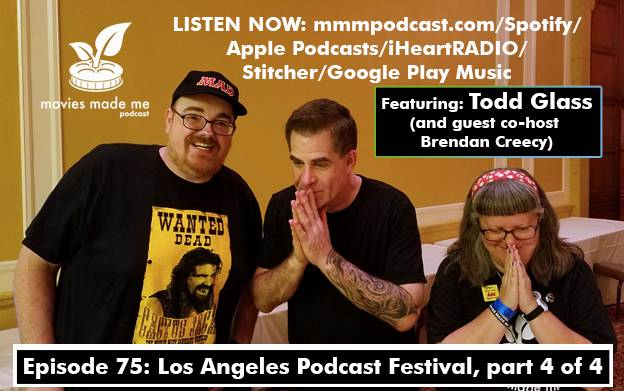 moviesmademepod's tweet photo. My annual @lapodfest visit with the hilarious @ToddGlass, featuring guest co-host @brendoman. Enjoy it now! #moviesmademe #podcast #toddglass #comedian #podcaster #toddglassshow #brendancreecy #radiobrendoman #brendo #lapodfest #losangeles #dtla #fun #somebodydidntgetthememo https://t.co/SpZFRmCP7q
