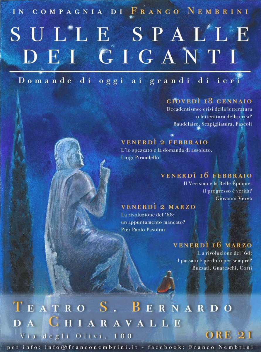 CostanzaMblog's tweet photo. Sulle spalle dei giganti, si riprende https://t.co/94uO0q6FMA https://t.co/48r7R1u7Ku