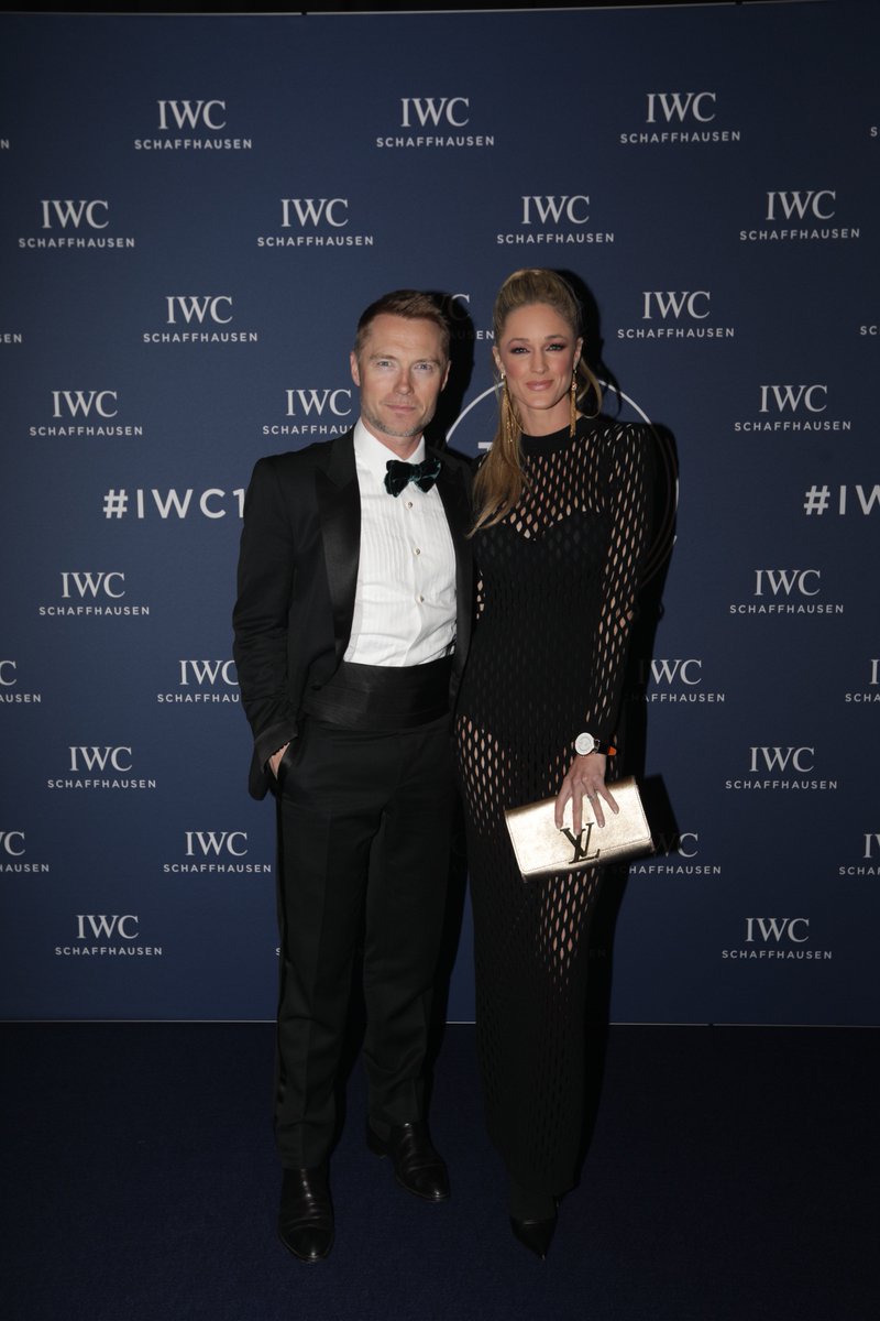 IWC's tweet photo. Friends of the brand @ronanofficial and @Storm_Keating have arrived on the #IWC150 Red Carpet #IWCSIHH #SIHH2018 https://t.co/YtY5dsi6ab