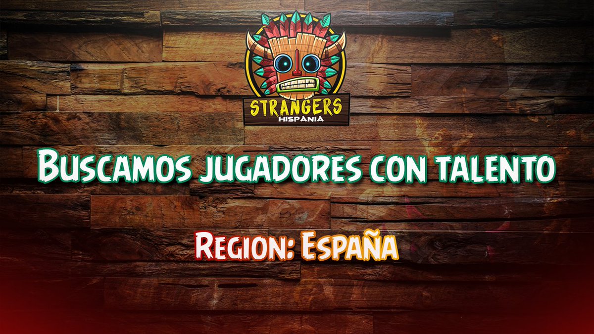 StrangersGG's tweet photo. ¡BUSCAMOS JUGADORES COMPETITIVOS!
Realiza pruebas para nuestro equipo competitivo de España, comunícate con @Barri_FJB  o @ALOREZ_CR para que te den los requisitos.
¡Ponte la máscara y se un Tiki!
#GoTikis #Hispania https://t.co/KZCKicvMhp