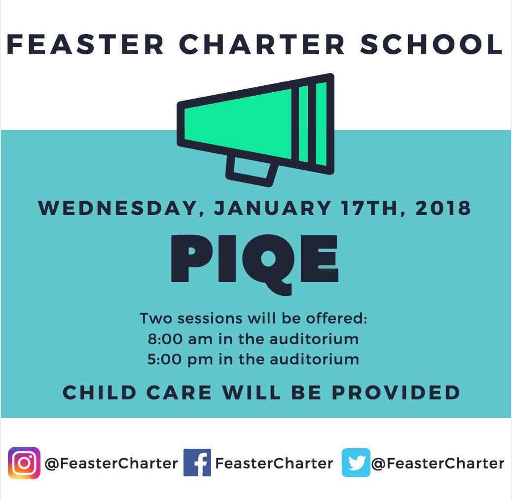 FeasterCharter's tweet photo. LCAP Goal 1: Did you know that we are working to increase student proficiency by offering @PIQE_USA classes to parents? #feasterlearns #FCSLCAPgoals https://t.co/OhBlt9IsNh