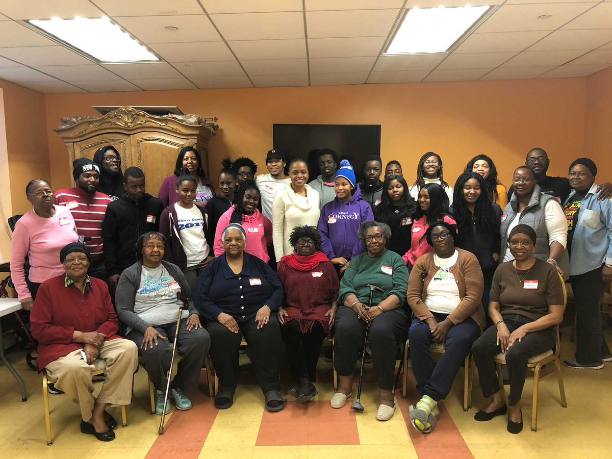 tremaine4ny's tweet photo. #MLKDay2018 #DayofService at Quincy Senior Residence #IntergenerationalEvent We cleaned, organized, shredded and mopped! #TeamWright https://t.co/y7iracJUvG