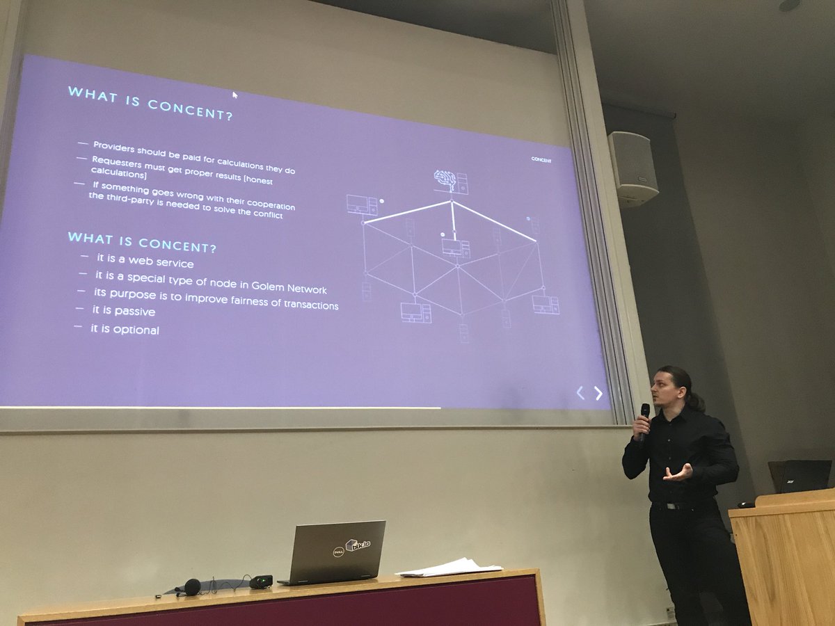 golemproject's tweet photo. The what, why and how of Concent, one of the core pieces the #GolemNetwork team is working on towards the launch of mainnet, explained by CTO @Viggith https://t.co/8nkt9OTww9
