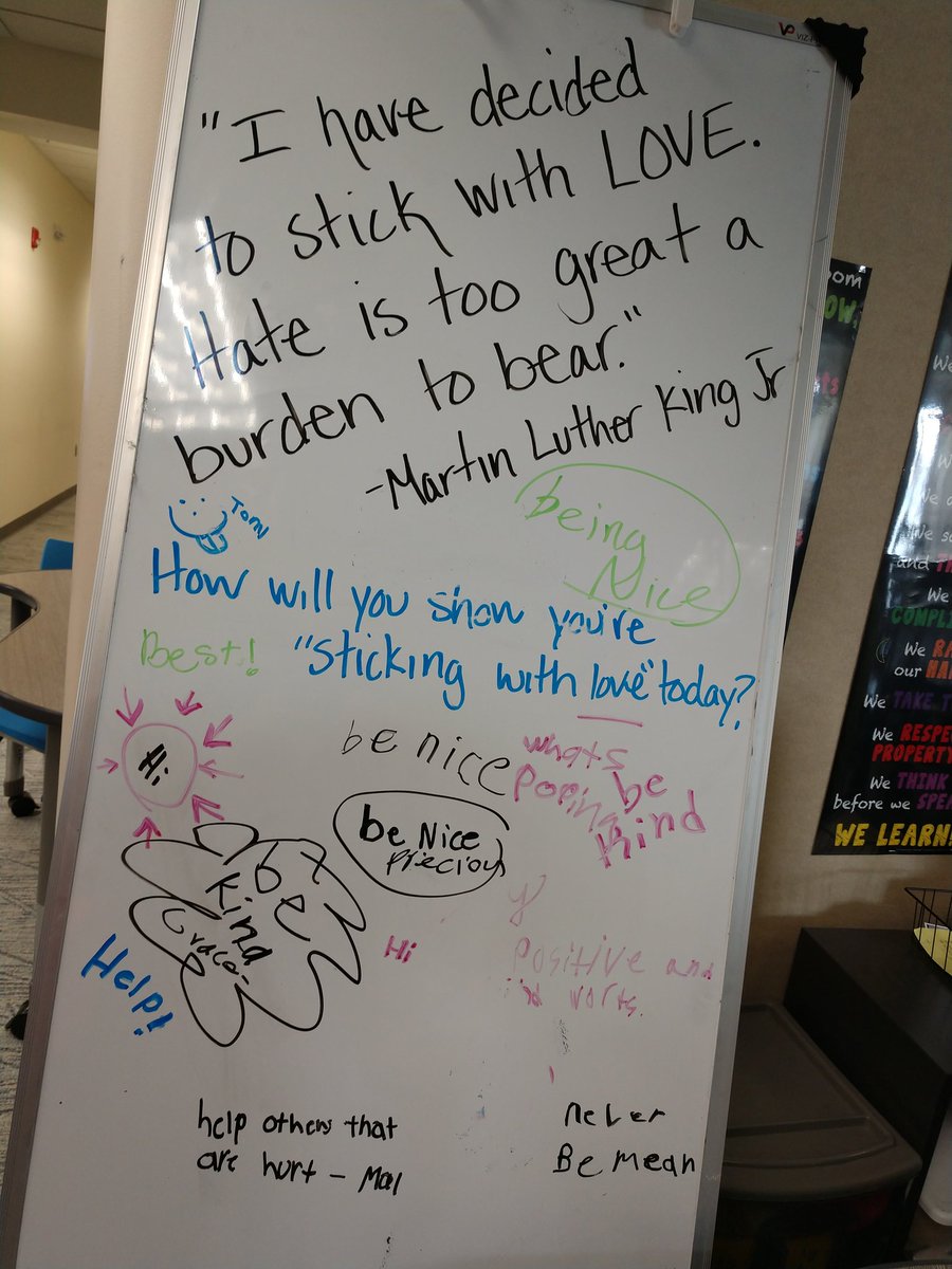dani_rypka's tweet photo. Happy day after MLK day from my kind 4B friends! @StemMcKinley @McKinley4th #mckinleystrong https://t.co/j58dHkHg2B