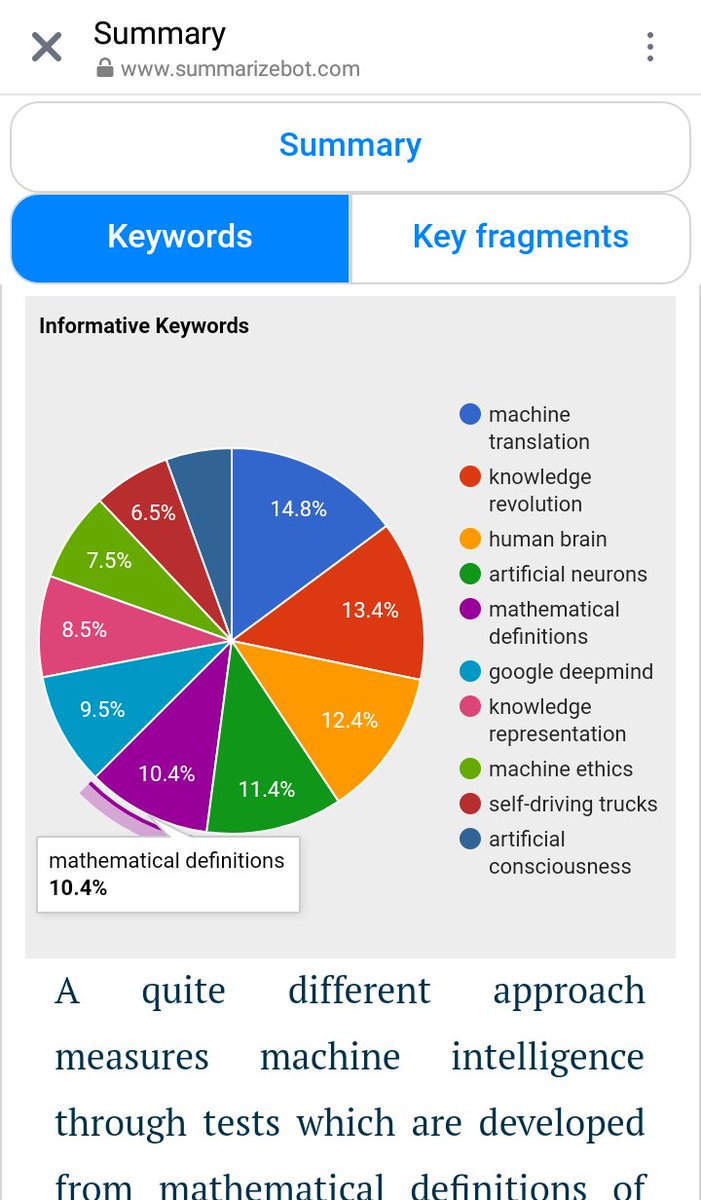 SummarizeBot's tweet image. Get to know more by reading less! Hi, I am AI and Blockchain-Powered SummarizeBot summarizebot.com Share with me links, documents, images, audio and more #summary #summarizer #Messenger #Facebook #Slack #chatbot #chatbots #ai #ArtificialIntelligence #Blockchain #NLP #Soft