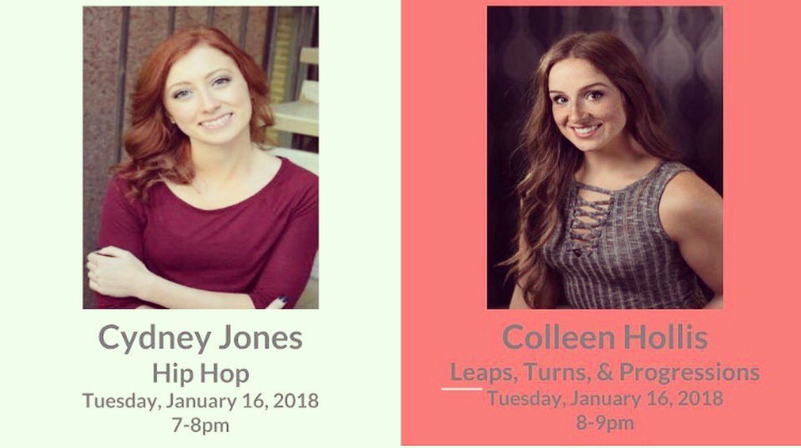 COME DANCE WITH US!!
Dance Association wants to Welcome you back for the Spring Semester with two free, open dance classes tonight!! Both classes will be held in Centennial East 116- Dance Studio! We hope to see you there!!