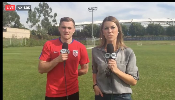 This @FOXSoccer interview with @JennyTaft and @JmoSmooth13 featured an (unsurprising) guest... 🤣 https://t.co/3DrvliOElA