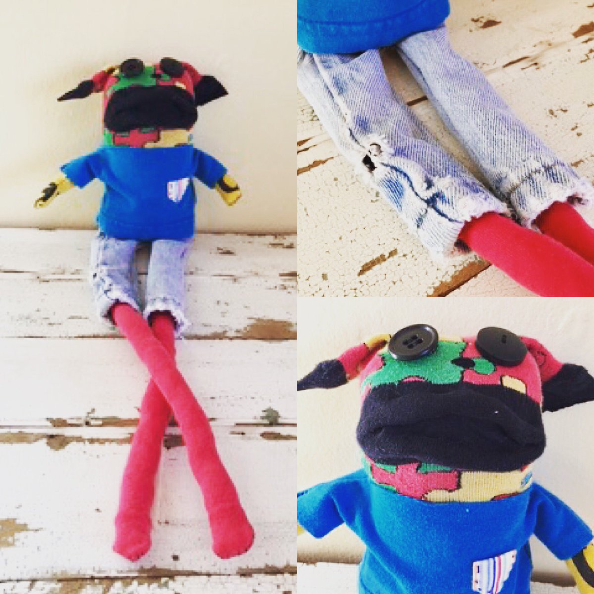 TeriDrobnick's tweet photo. Puppy with pocket.
https://t.co/7tRI3MNT06
#teesox #sustainable #artdoll #ragdoll #ooak #upcycling #etsyseller #etsyshop #etsystore #etsy #repurposed #reclaimed #ecofriendly #stuffed #stuffedanimal https://t.co/y8BmTjKXWz