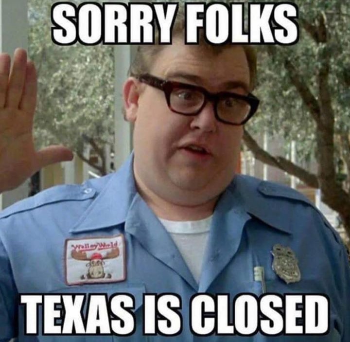 MichaLeKitto's tweet photo. #babyitscoldoutside #texasisclosed https://t.co/ASekIlqG3G