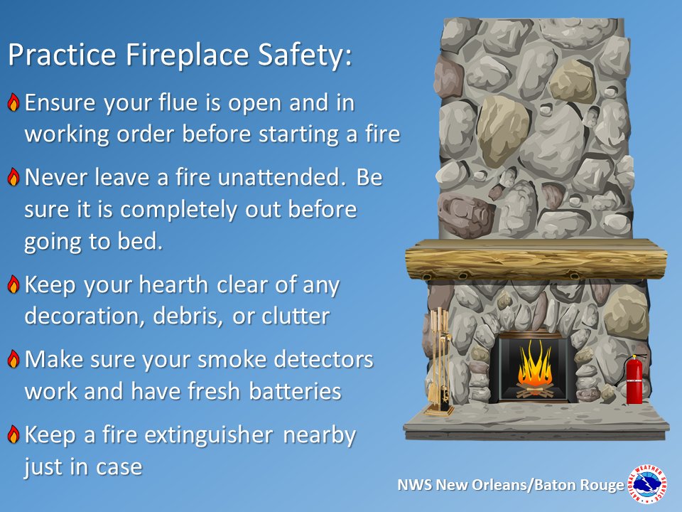 Nws New Orleans On Twitter Don T Forget To Practice Fireplace