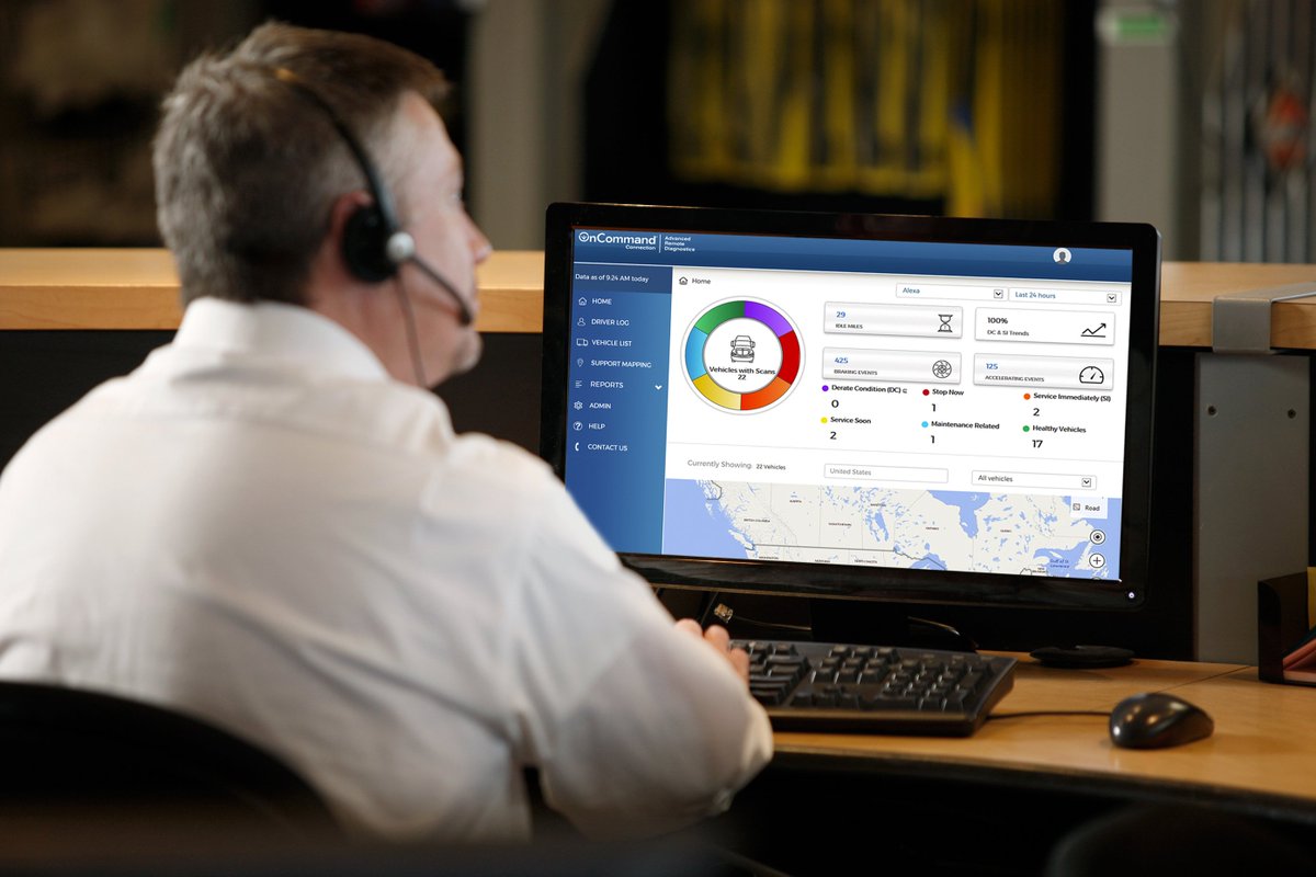 OnCommandConnec's tweet photo. Stop by Booth C7632 @ #WorldofConcrete at Las Vegas for a demo of our powerful Advanced Remote Diagnostics system! Learn more here https://t.co/SxCkGpfKeh #OnCommandConnection #Telematics https://t.co/bX3CyzS66s
