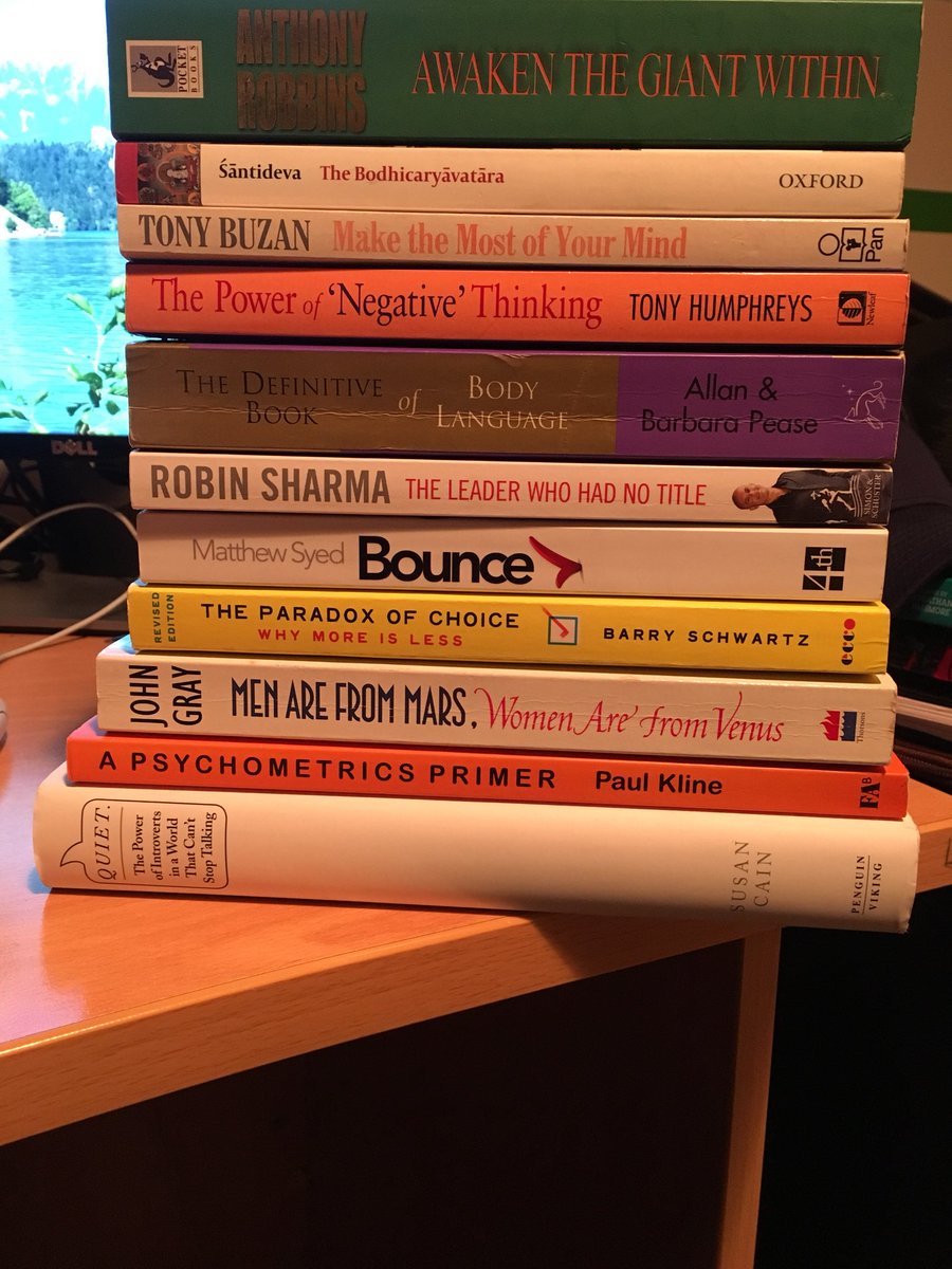 RobOfTheGreen's tweet photo. Went to town in @vibesandscribes on these bad boys! #books #essentialreading #forthelibrary #referencematerial #tonybuzan #bodylanguage #classics #quietbook #introvert @RobinSharma @TonyRobbins @susancain #coachinglife #learning https://t.co/DIt6HmJeNm