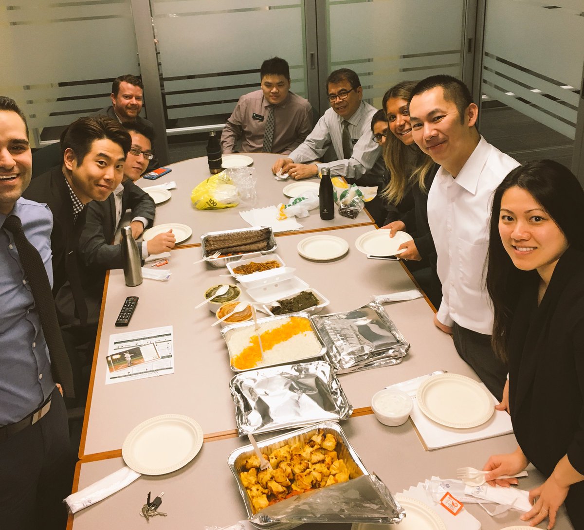 FP team hosting our quarterly lunch and learn! Some great insights about 2018 markets from <a href="/BruceCooper_TD/">Bruce Cooper</a> Come see our advisors and get confident with your financial future! #ReadyForYou