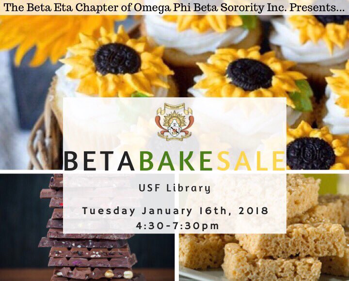 USF_OPBSI's tweet photo. Got a sweet tooth? 👀💚💛🍪 Come to the library and grab a snack!!! Happening right now! https://t.co/27Vt27nK8B