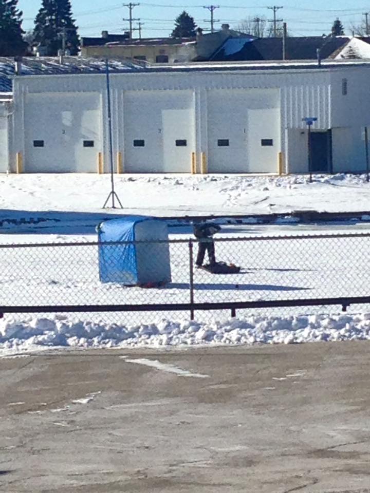 BrandMyMessage's tweet image. In #freezing Two Rivers WI, even with windchill of -8 degrees, nothing stops the locals from going #fishing. #Brrrr