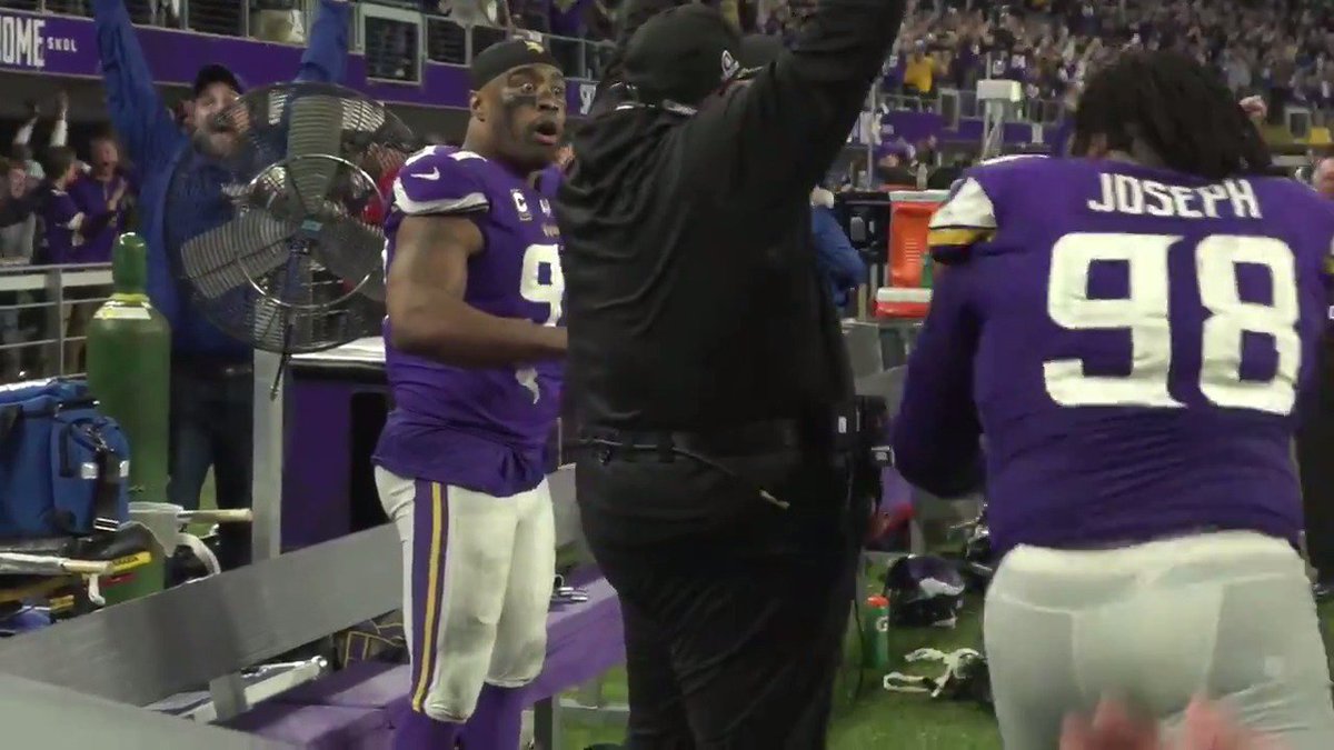 The #MinneapolisMiracle was so crazy, even @EversonGriffen was lost for words.  #BringItHome https://t.co/OXTd9L4pjJ