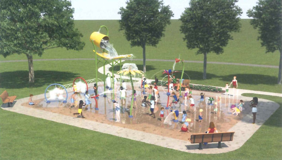fayflyer's tweet photo. Fayetteville approves contract for splash pad at Walker Park https://t.co/61B4FcjyL7 https://t.co/sSNo7YEkxp