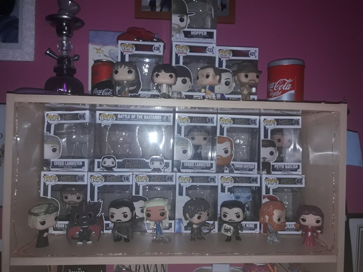 BleusYt's tweet photo. Necesito una habitación más grande o menos funkos... y lo segundo es imposible 😅 #funko #funkolover #FunkoPop #funkogot #funkostrangerthings https://t.co/pqwkOOptiB