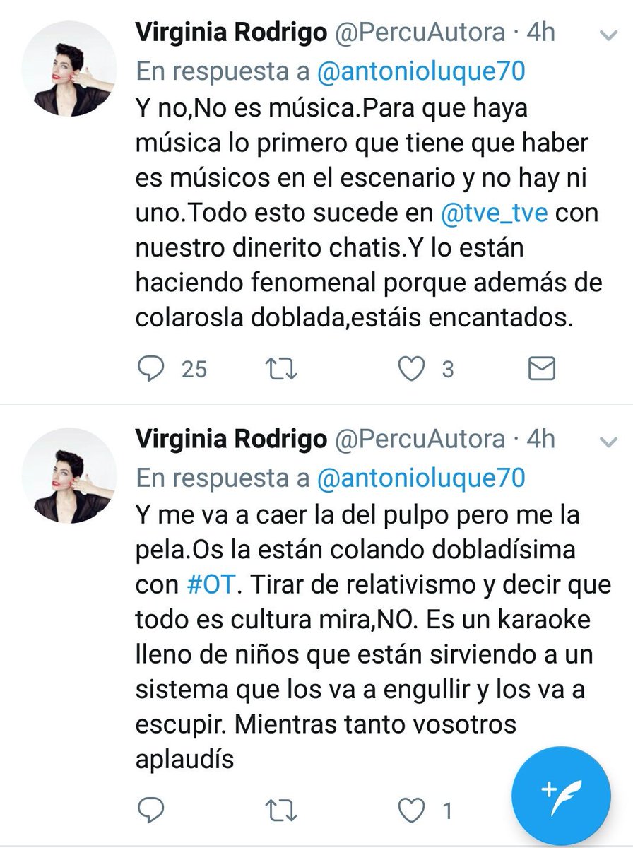 NoisyOwl_'s tweet photo. Cuando además de no tener ni puta idea y no haber visto el programa ni medio minuto, la envidia te quema, te pica y te consume. 

#OTDirecto16E https://t.co/8wdKJSirP3