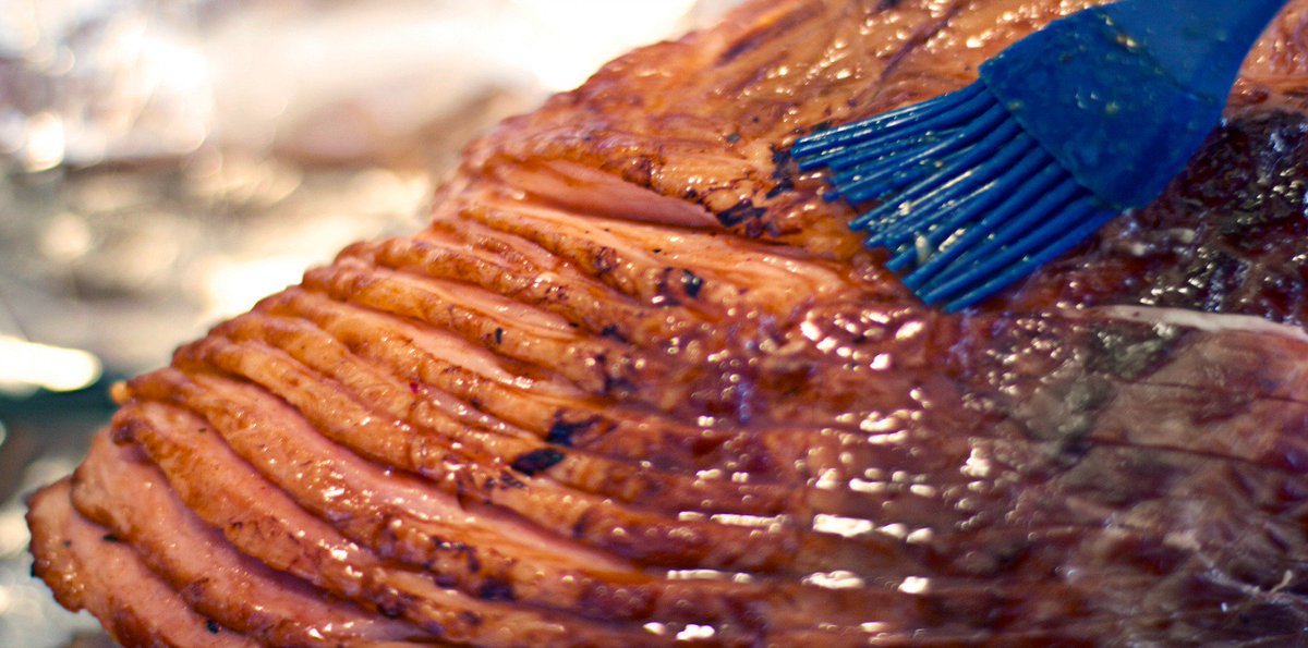 BLISSMagAlberta's tweet photo. Barbecued Glazed Ham with Smoked Honey and Dijon is a great dinner idea for any time. People will be in awe when you place it on the table! Find the #recipe in our 3rd Issue! See page 26 for the full recipe! https://t.co/b8IgFtXcfN https://t.co/ww7GT8dkWg