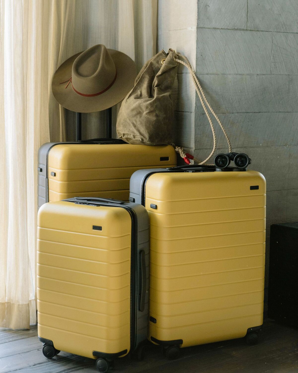 Away top luggage yellow