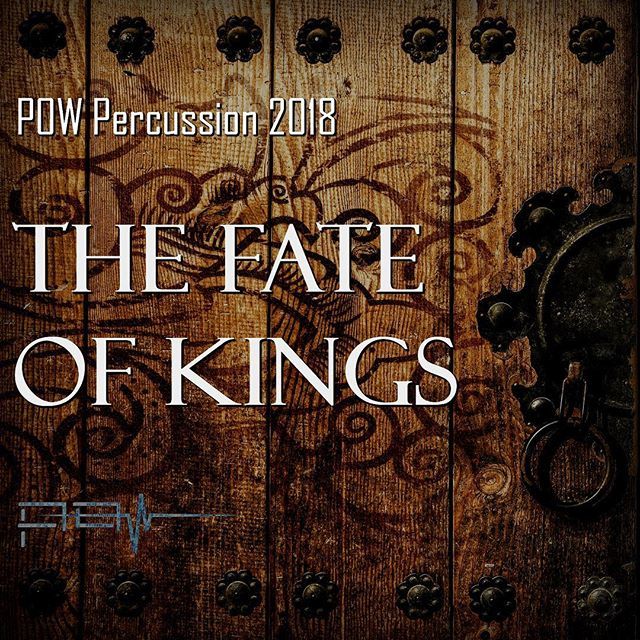 PulsePercussion's tweet photo. Are you excited to see what POW Percussion is bringing to the table this year? We are! #powpercussion @powperc #wgi2018 #scpa2018 #drumline #indoordrumline #thefateofkings https://t.co/zQgtykPpTH https://t.co/EsbAd3Fm2J