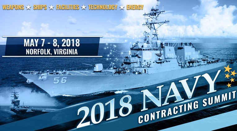 DefenseLeader's tweet photo. Take advantage of early attendee registration discounts! Registration is now open for the 2018 Navy Contracting Summit in Norfolk, VA. #NavySummit #USNavy https://t.co/rF1nLj0axM https://t.co/61VD4O0pwl