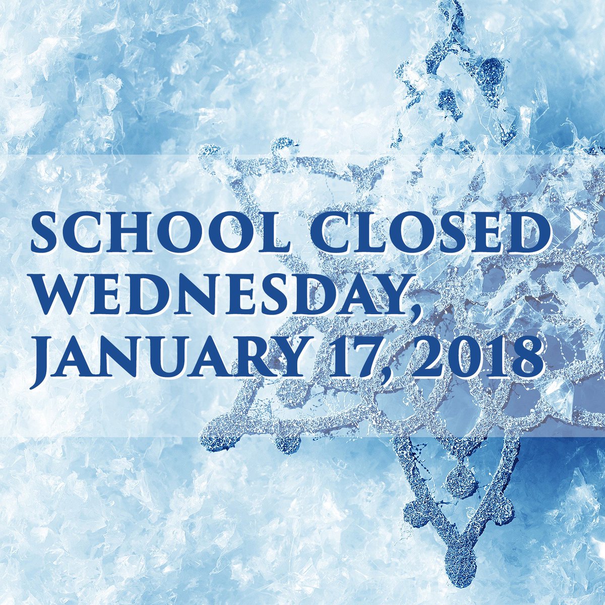 CMS will be closed Wednesday, January 17th. Forecasters are expecting a winter storm to impact the Charlotte-Mecklenburg area starting this evening, and into the early morning hours, bringing snow and freezing temperatures. There's no school, but check in tomorrow for #CMSnowED!