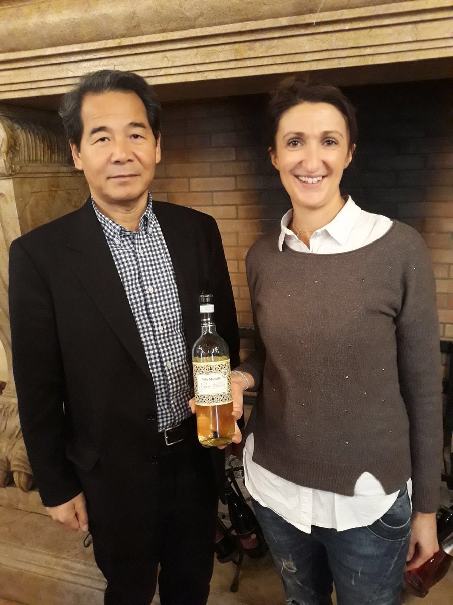 A special tasting with Shigeru Hayashi and Soave at @VillaMattielli - #soavejapan #soavebytheglass