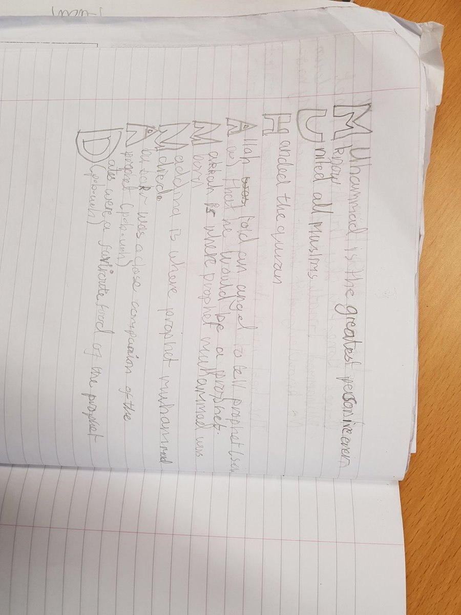 FEC_Academy's tweet photo. Class Nana Asamu studied the qualities and attributes of Prophet Mohammed (pbuh) this week, and expressed their findings through poetry! 👑

#fec #fec_academy #walthamstow #islamicstudies #islam #islamic #learnthroughplay #muslim #contemporaryislamicstudies #artsandcrafts https://t.co/drgdQIbsGE