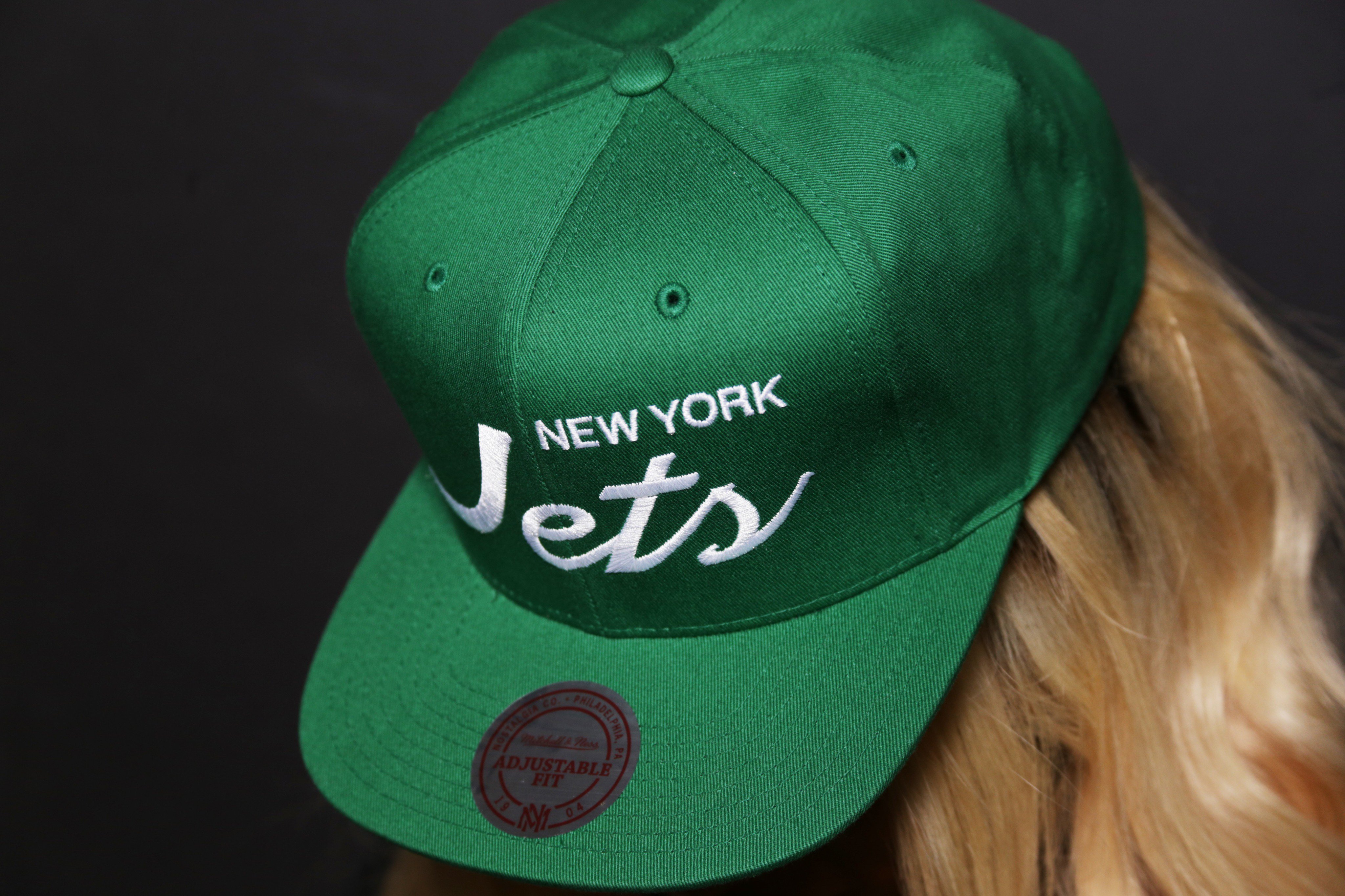 Mitchell and ness jets hat hotsell