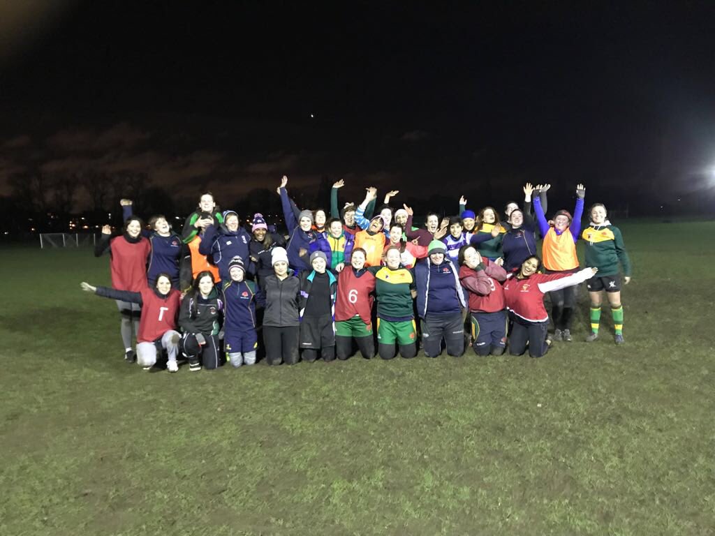 Fantastic evening at @BarnesLadiesRFC for their #InnerWarrior  Camp! 30 ladies in total of which 14 were new! Well done everyone involved!