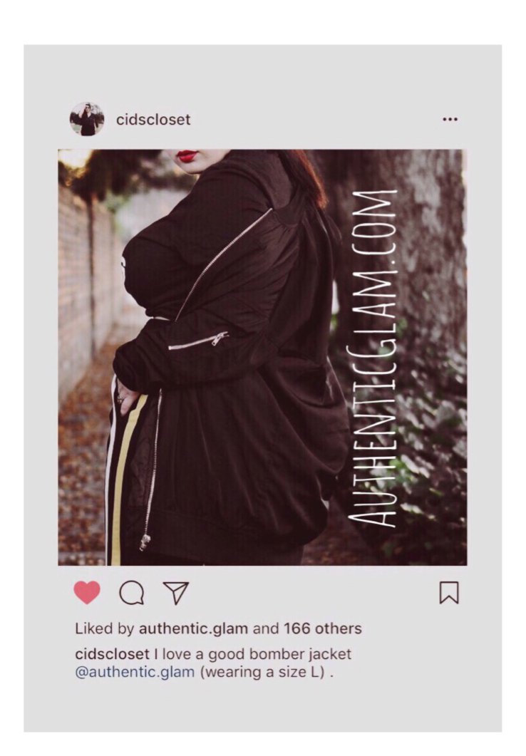 AuthenticGlam's tweet photo. Shout out to @cidscloset rocking our Long Bomber on sale now at https://t.co/OPrE4m6EvQ #bomber #blackjacket #cidscloset #authenticglam #followus #friendus #newarrivals just #posted https://t.co/USZ1wMfqci