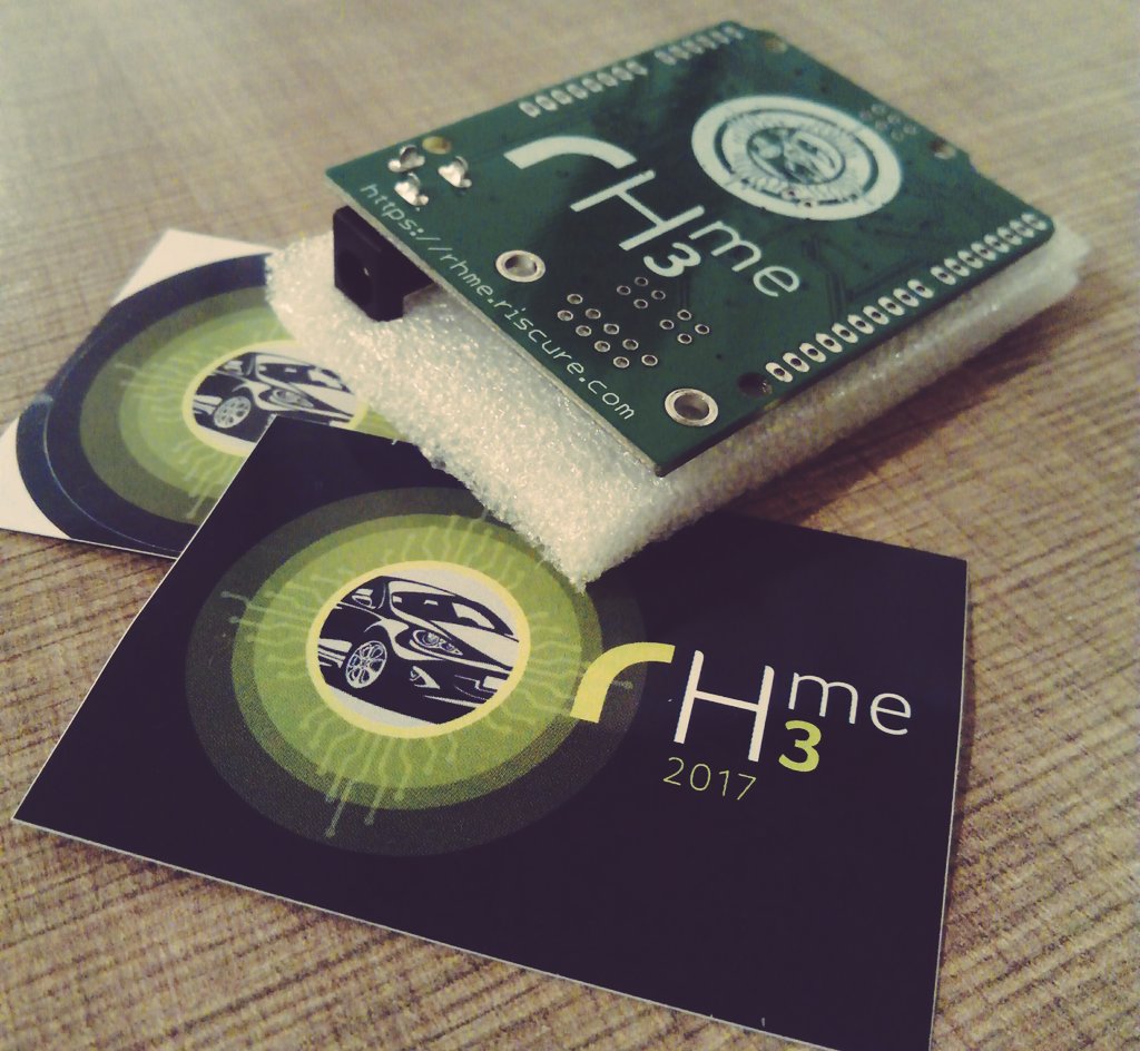 Here we go ! 😎 Thanks <a href="/Riscure/">Keysight Device Security Testing</a> #rhme3