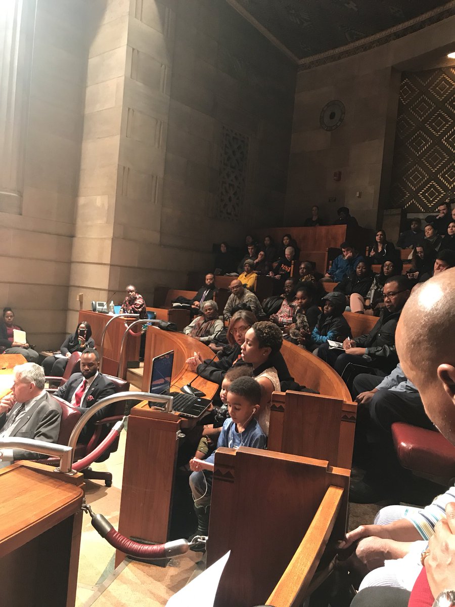 pb_buffalo's tweet photo. Babies and mama asking for 1% of the City’s Budget to be used for actual community needs through #participatorybudgeting https://t.co/GSt3ClqKkf