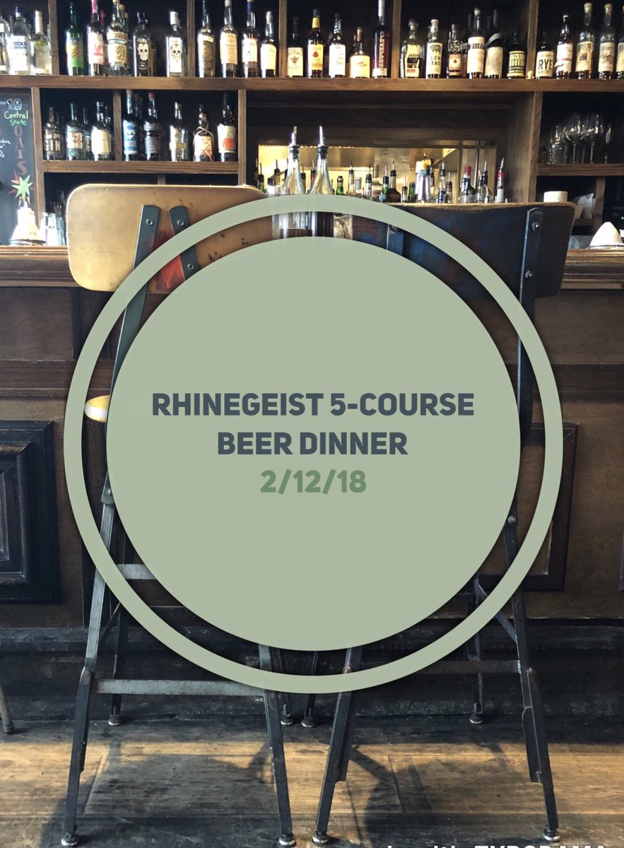 7 tickets left~2/12/18~6:30~$79~5-Courses~6 Beers~RSVP:lauren@bluebeardindy.com